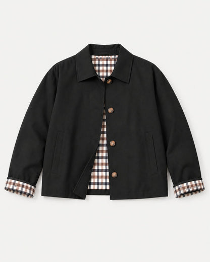 Cropped Trench Coat