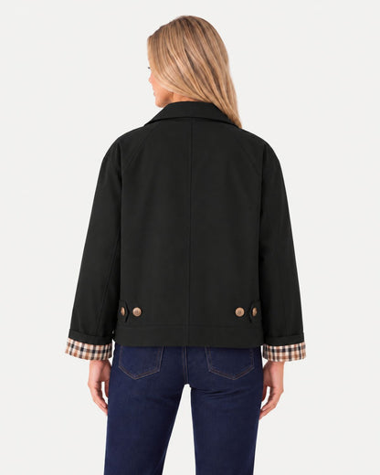 Cropped Trench Coat