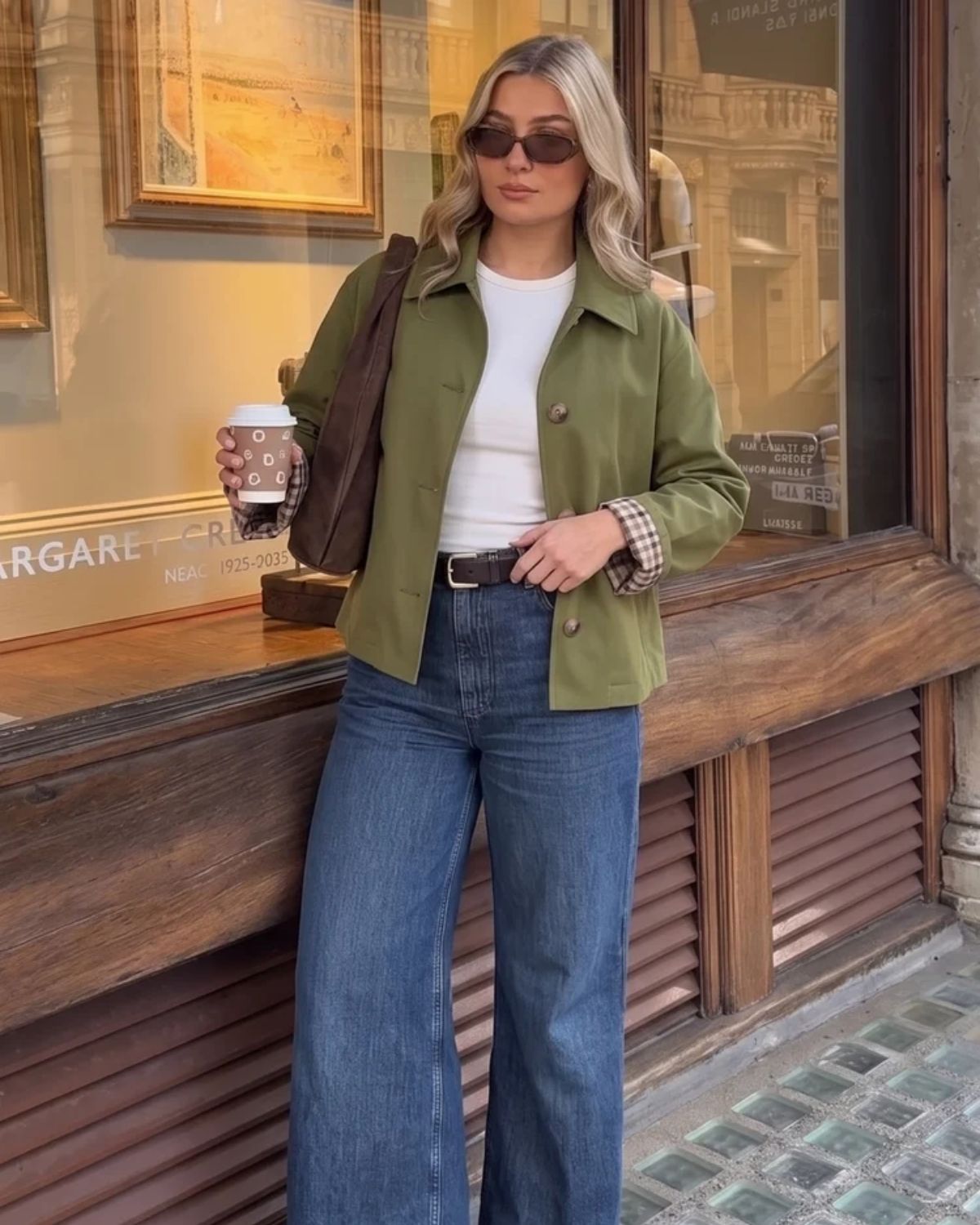 Cropped Trench Coat
