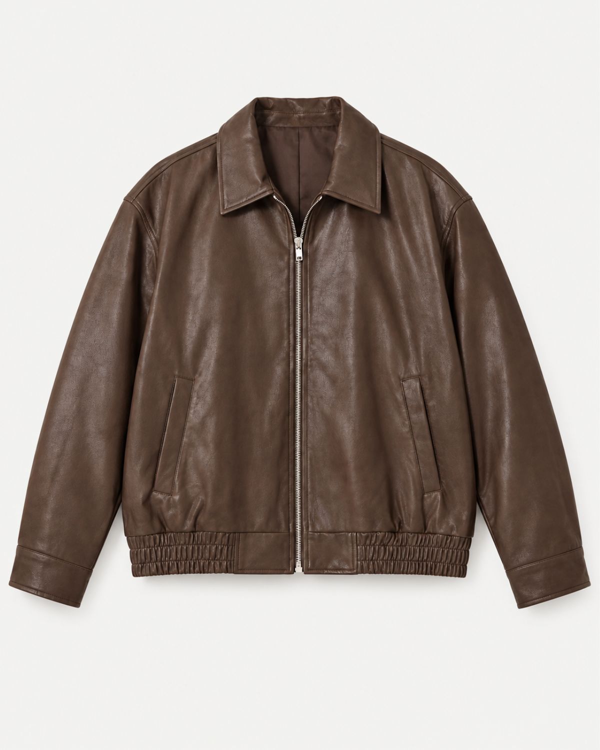 Oversized Leather Jacket